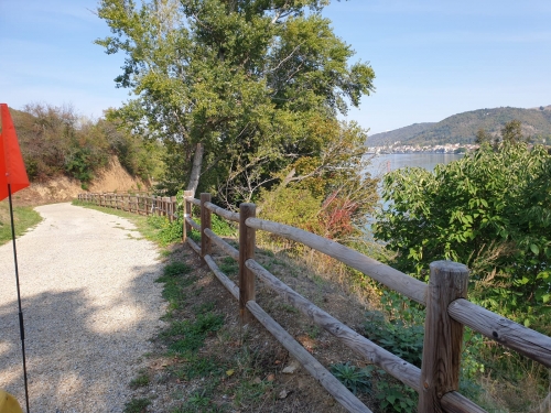 J34 Pause déjeuner sur la Viarhôna après St Vallier.