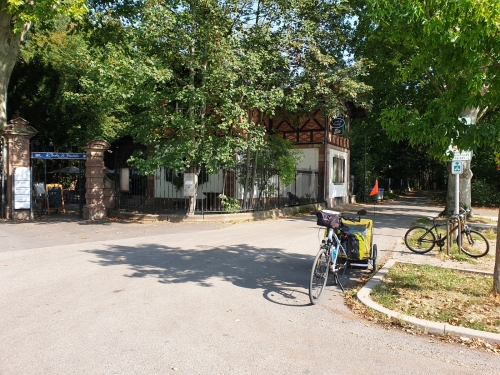 J22 Traversée de la forêt de Robertsau par la piste des Forts, près de Strasbourg