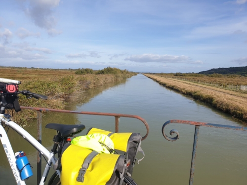 J41 Narbonne, la piste cyclable