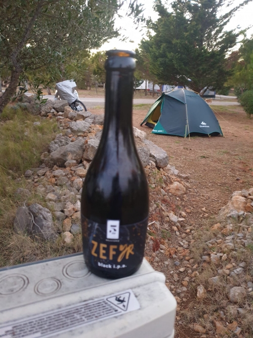 J41 Dégustation d'une bière  brune bio locale de la Palme (11)